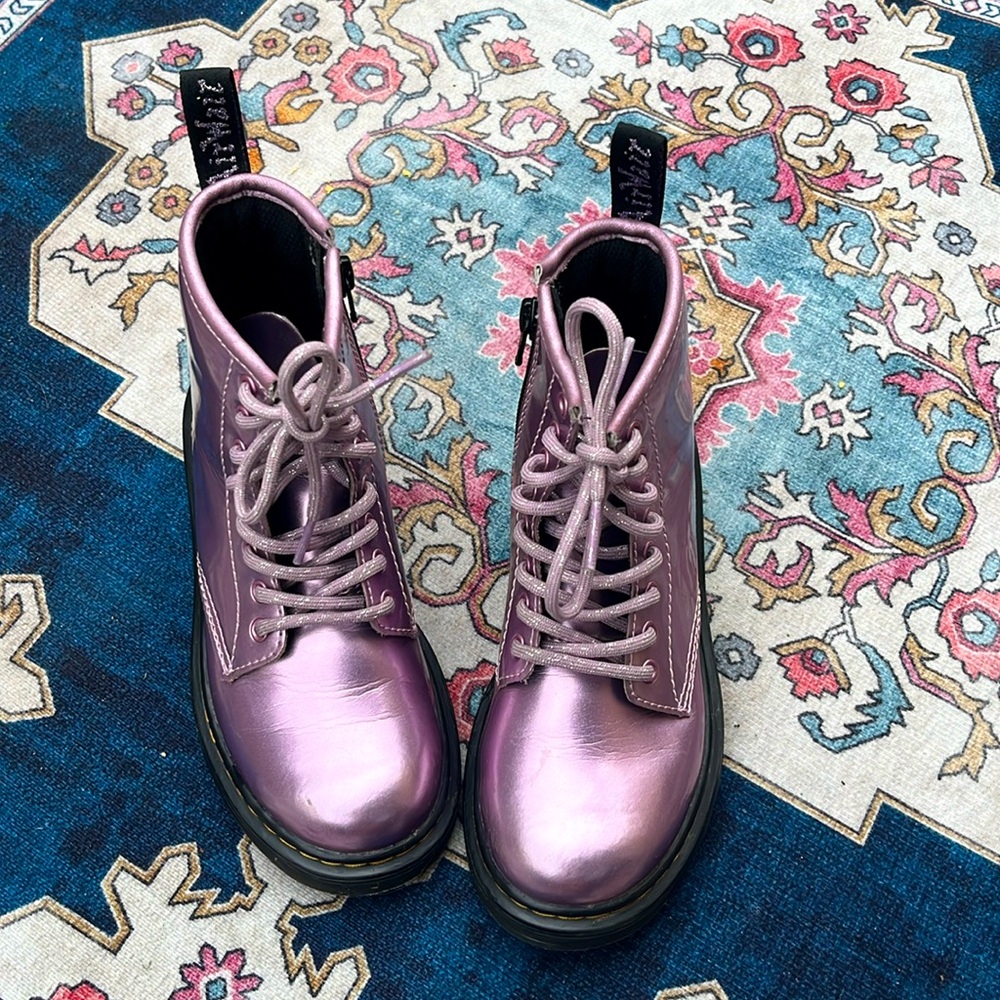 Lilac cute girls Dr Martens boots size 13us